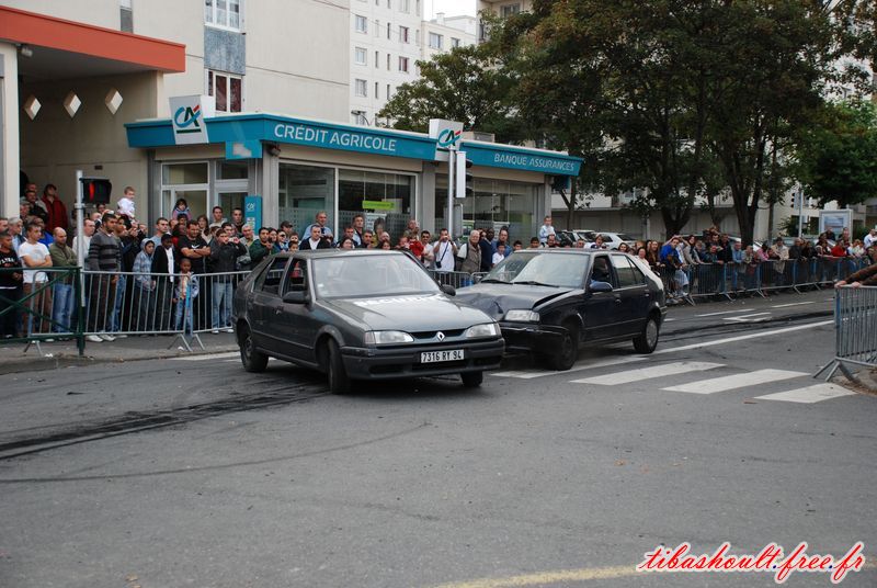 Photo de cascades ; Percussion Voiture vs. Voiture